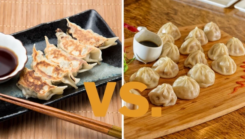 What is the difference between fried dumplings and gyoza?