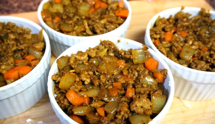 Japanese baked curry rice