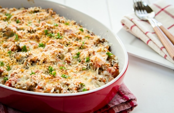 creamy gratin rice