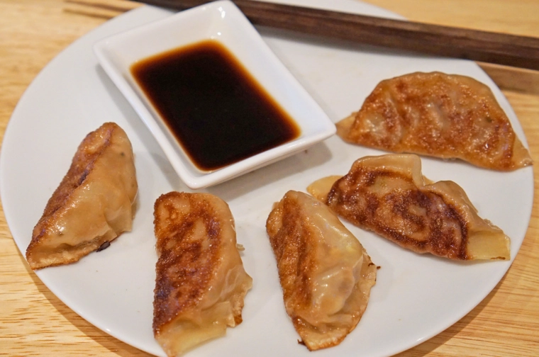 Pan fried gyoza