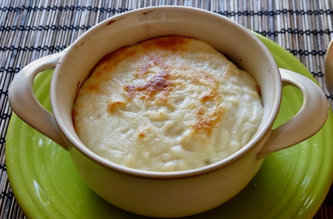 creamy gratin rice