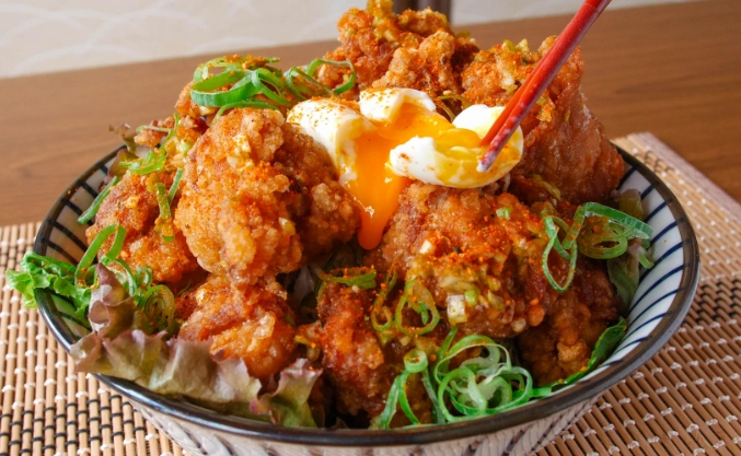 Japanese chicken rice bowl