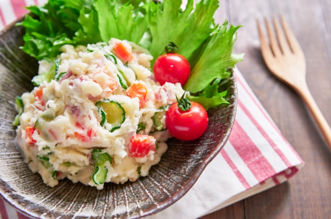 Japanese potato salad ingredients