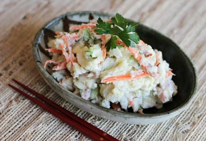Japanese potato salad ingredients