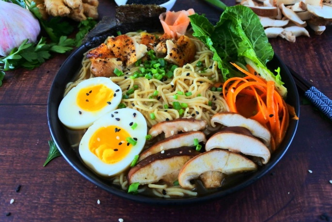 chicken shoyu ramen