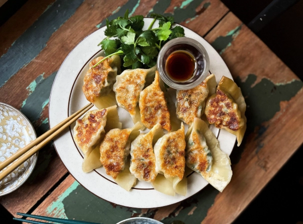 how to make shrimp gyoza