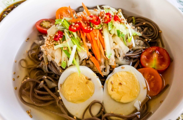 Korean buckwheat noodle recipe