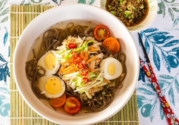 Korean buckwheat noodle recipe