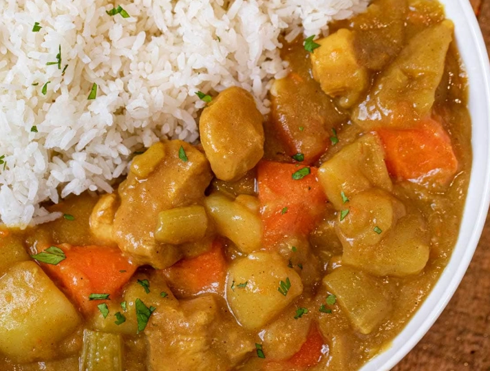 Japanese curry ingredients