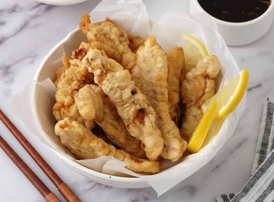 crispy chicken tempura