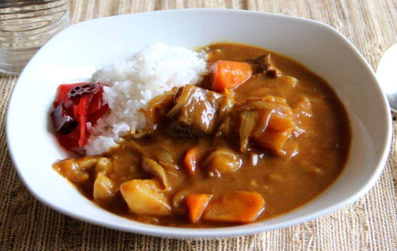 Japanese curry ingredients