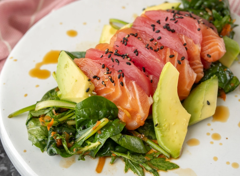 how to make sashimi salad