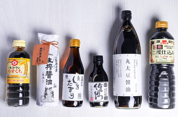 types of soy sauce