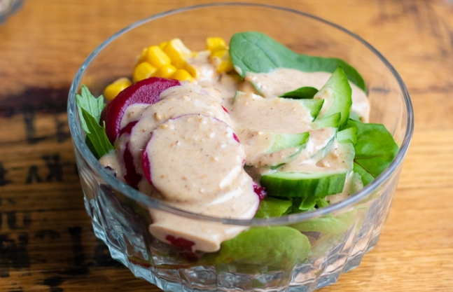 homemade sesame salad dressing