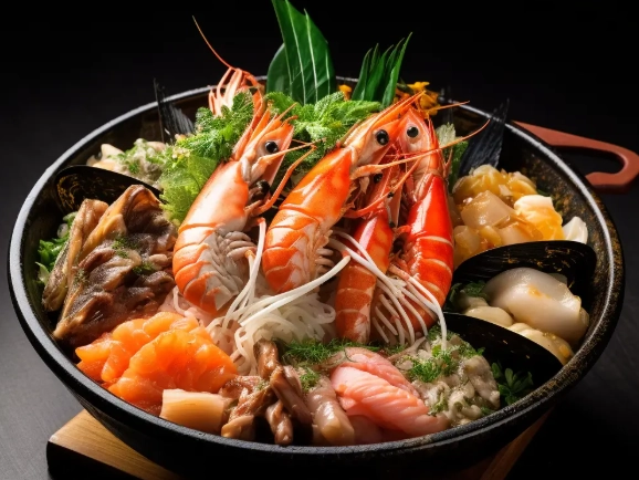 how to eat Japanese seafood