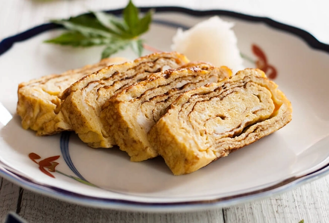 Japanese rolled omelette Japanese rolled omelette