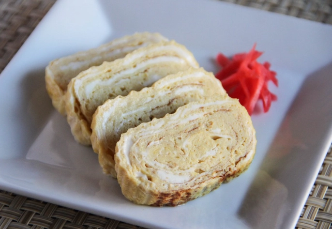 Japanese rolled omelette Japanese rolled omelette