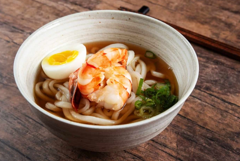 authentic Japanese udon soup