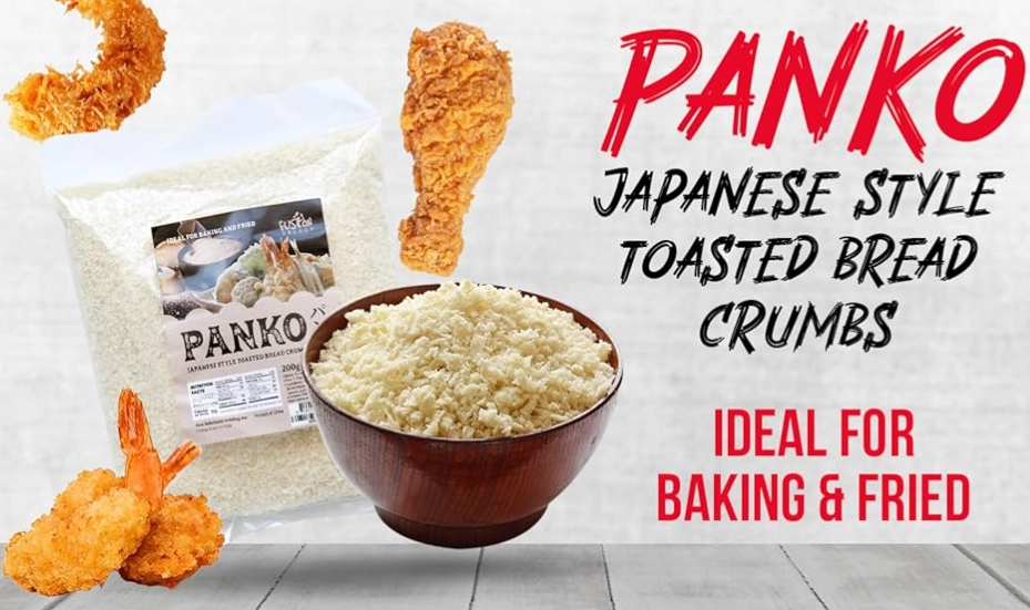Japanese panko vs regular breadcrumbs